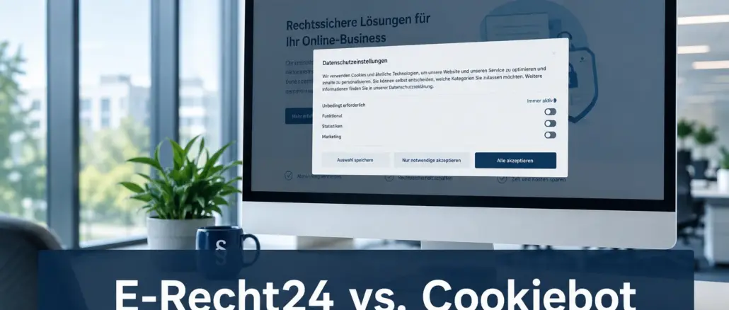 E-Recht24 vs. Cookiebot: Welches Tool macht SaaS-Landingpages 100 % DSGVO-konform?