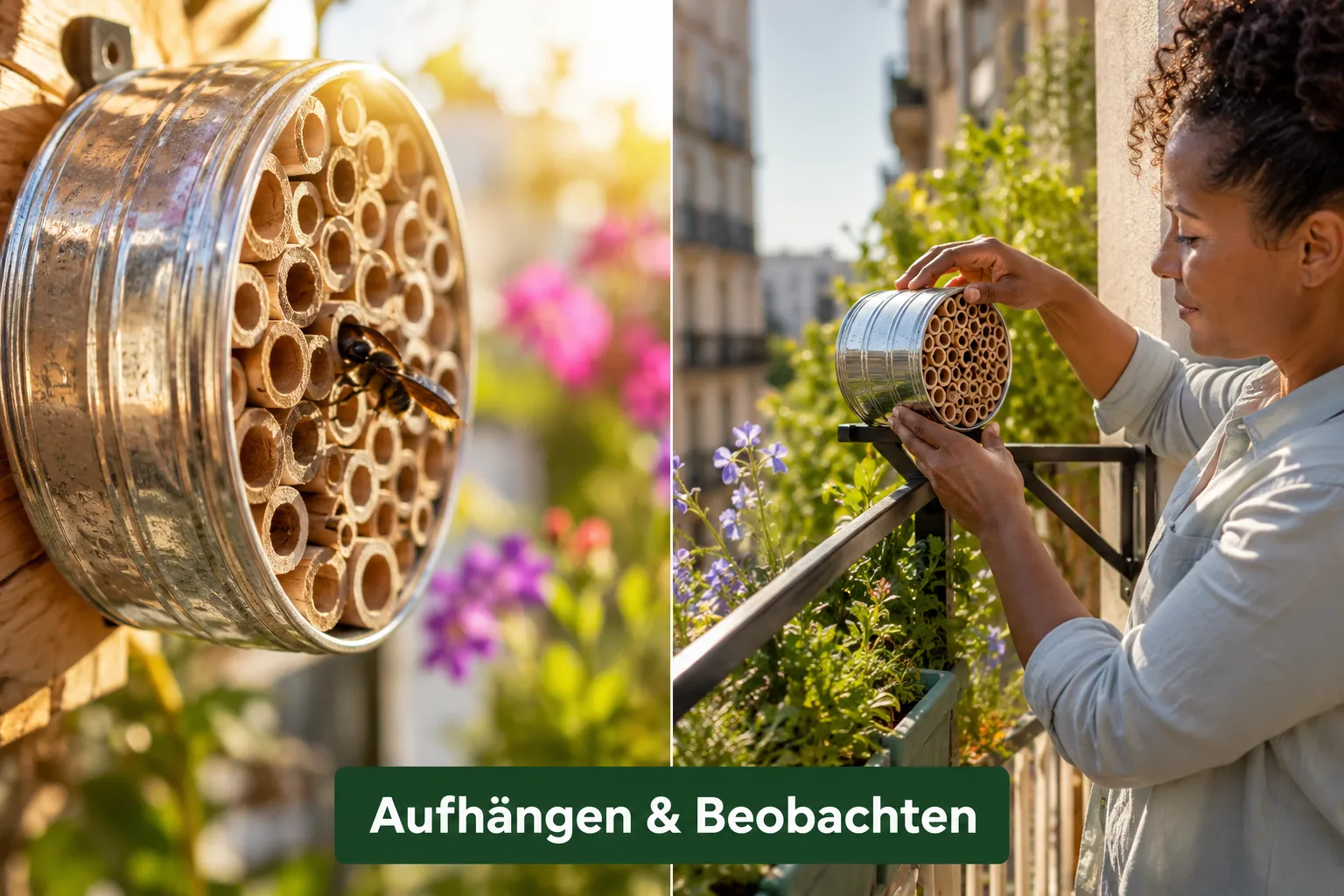 Insektenhotel für den Balkon: Bauanleitung aus einer alten Konservendose 3 Funktioniert ein Insektenhotel aus Dose wirklich?