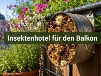 Insektenhotel für den Balkon: Bauanleitung aus einer alten Konservendose