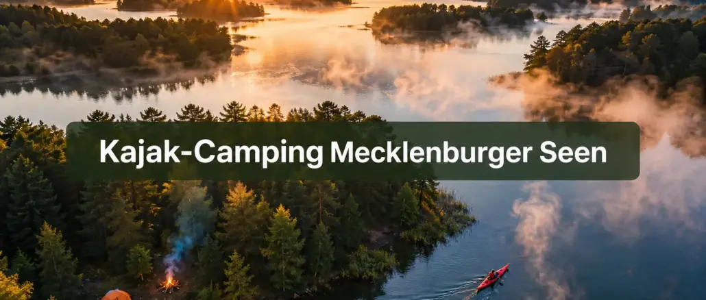 Kajak-Camping auf der Mecklenburger Seenplatte: Routenplaner für 3 Tage