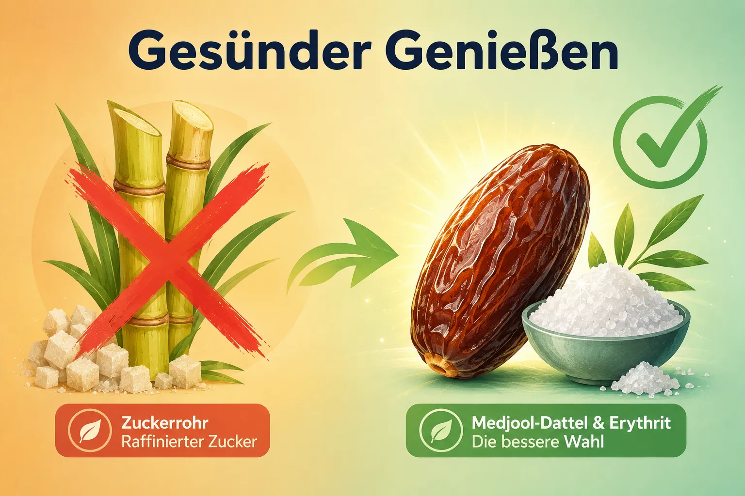 Kalorien: Schokolade ohne Rohrzucker vs. normale Schokolade