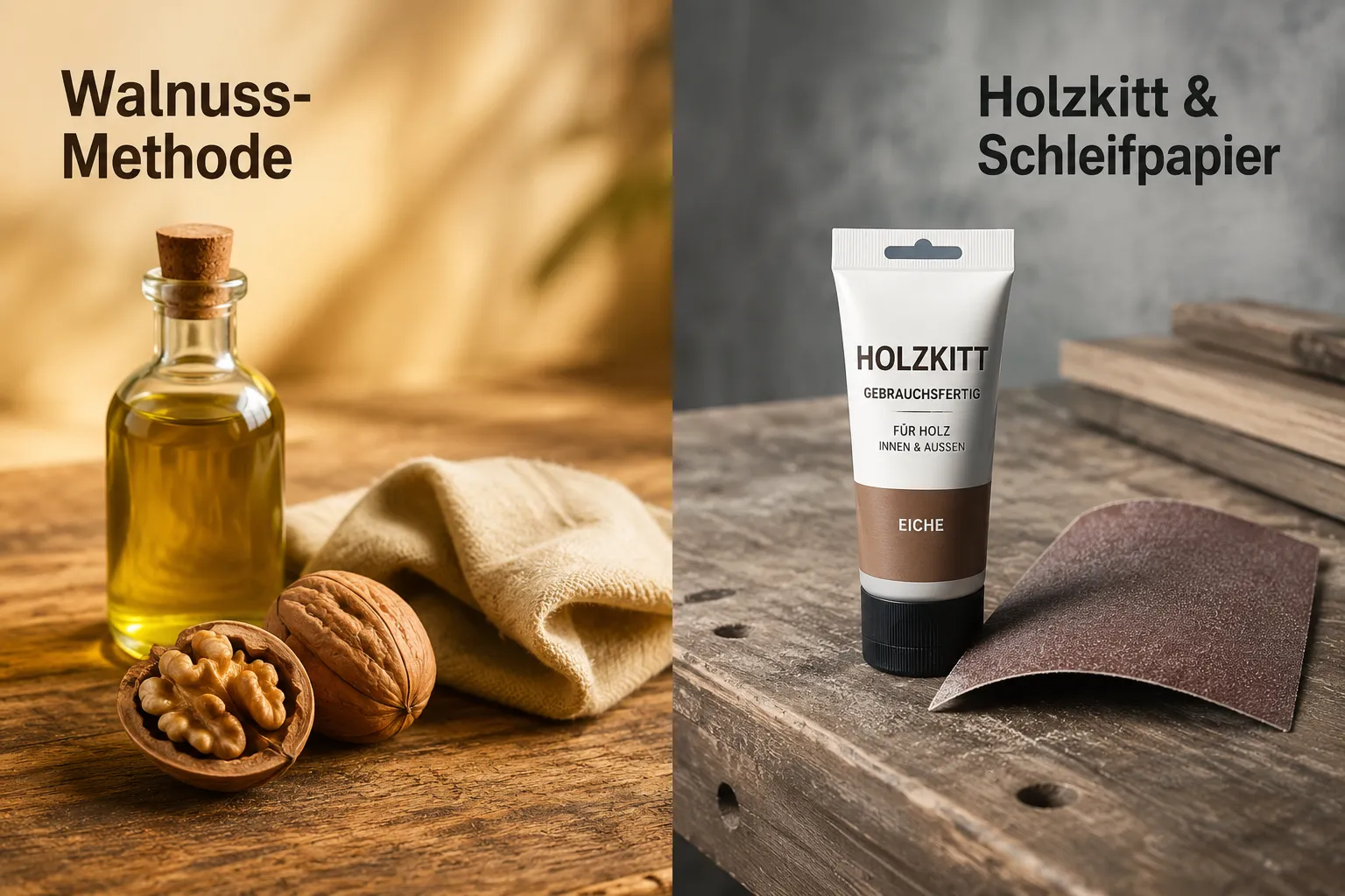 Kratzer in Holzmöbeln entfernen: Der Walnuss-Trick im Praxistest 3 Kann der Walnuss-Trick Möbel beschädigen?