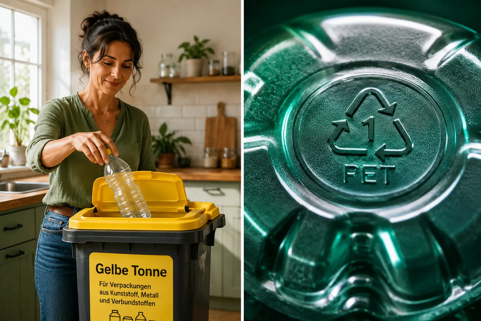 Was bedeuten die Recycling-Codes auf der Unterseite von Plastikbehältern? 3 Kann ich alle Kunststoffe zusammen recyceln oder muss ich trennen?
