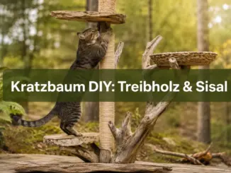 Katzen-Kratzbaum DIY: Nachhaltiges Klettergerüst aus Treibholz und Sisal