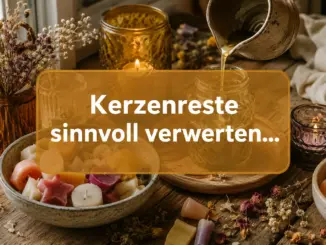 Kerzenreste sinnvoll verwerten: Duftkerzen im Altglas einfach selber gießen