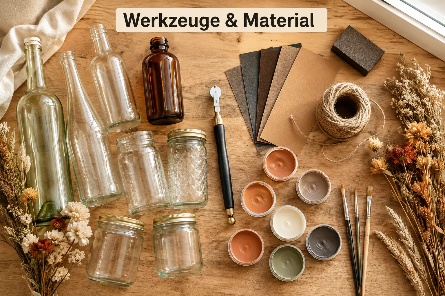 Altglas-Upcycling: Edle Vasen und Windlichter aus Leergut gestalten 2 Key Takeaways