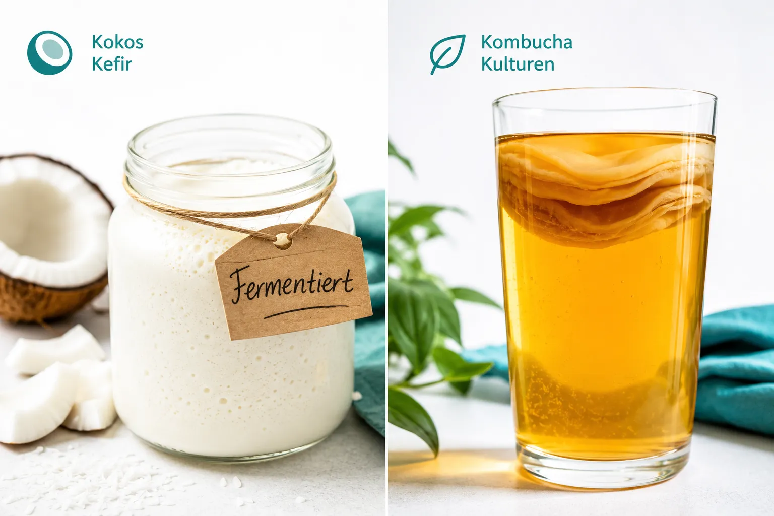 Kokos-Kefir selber machen: Die vegane Probiotika-Alternative 3 Kokos-Kefir vs. Kombucha: Was ist besser für die Darmgesundheit?