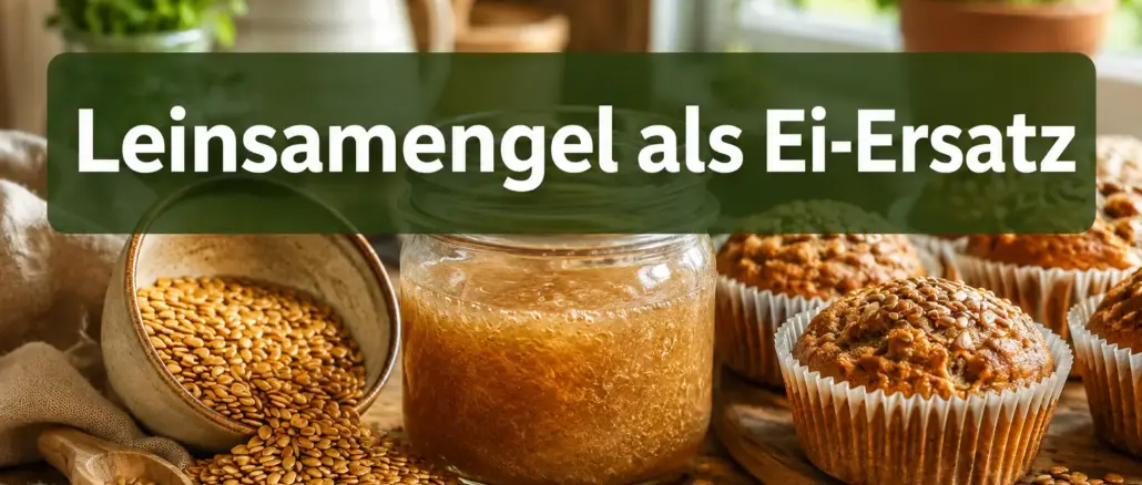 Leinsamengel als Ei-Ersatz: Der gesunde Bindemittel-Hack beim Backen