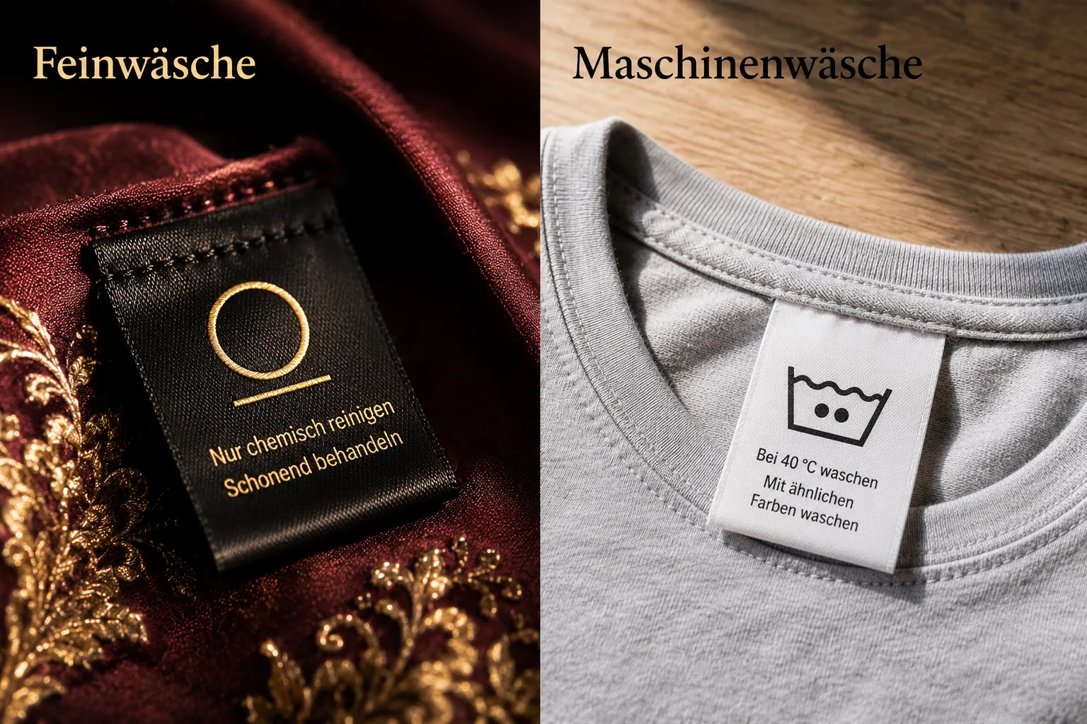 Versteckte Symbole auf Textilpflegeschildern und was sie wirklich bedeuten 3 Maschinenwäsche vs. Handwäsche: Was ist der Unterschied auf dem Etikett?