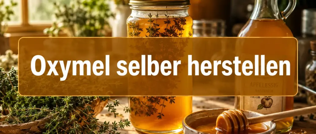 Oxymel selber herstellen: Das alte Hausmittel aus Essig und Honig
