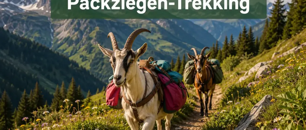 Packziegen-Trekking: Mit Tieren wandern abseits überlaufener Pfade