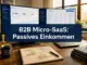 Passives Einkommen mit B2B-Micro-SaaS: Vom Side-Business zur profitablen Software