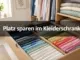 Platz sparen im Kleiderschrank: Vertikales Falten nach der KonMari-Methode