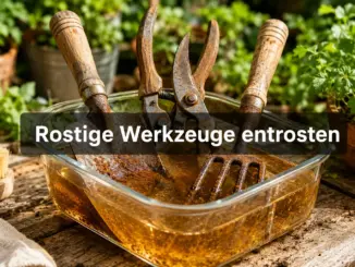 Rostige Gartenwerkzeuge reaktivieren: Das Entrostungsbad in Essigessenz