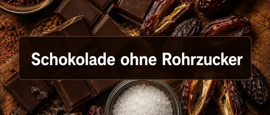 Schokolade ohne Rohrzucker: Die besten Alternativen mit Dattel & Erythrit