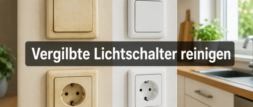 Vergilbte Lichtschalter und Steckdosen reinigen: So werden sie wieder strahlend weiß