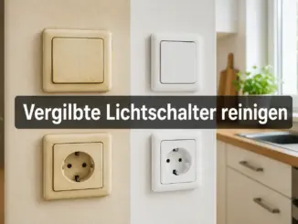 Vergilbte Lichtschalter und Steckdosen reinigen: So werden sie wieder strahlend weiß