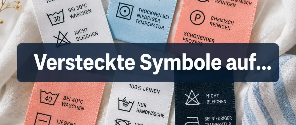 Versteckte Symbole auf Textilpflegeschildern und was sie wirklich bedeuten