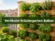 Vertikaler Kräutergarten: So baust du eine Europalette für den Balkon um
