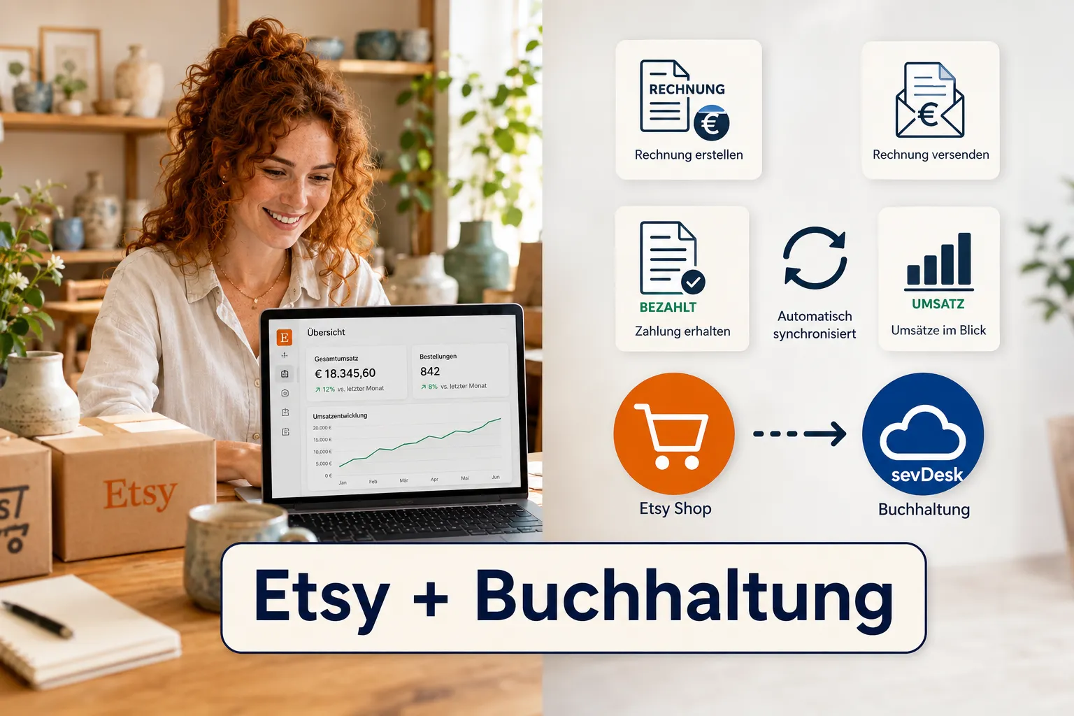 Buchhaltung für Etsy-Verkäufer: Die besten sevDesk- und Lexoffice-Schnittstellen im Test 2 Warum Etsy-Verkäufer eine Buchhaltungssoftware brauchen