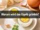 Warum wird das Eigelb nach dem Kochen manchmal grünlich und ist das schädlich?