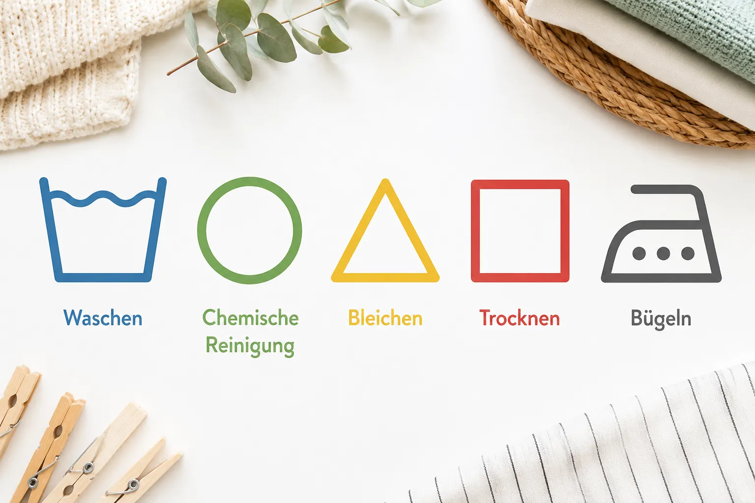 Versteckte Symbole auf Textilpflegeschildern und was sie wirklich bedeuten 2 Was bedeuten die Symbole auf Kleidungsetiketten?