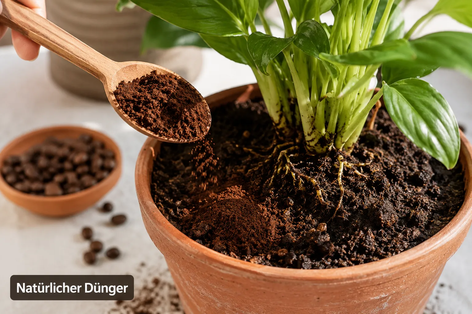 Was ist Kaffeesatz und warum ist er gut für Pflanzen?