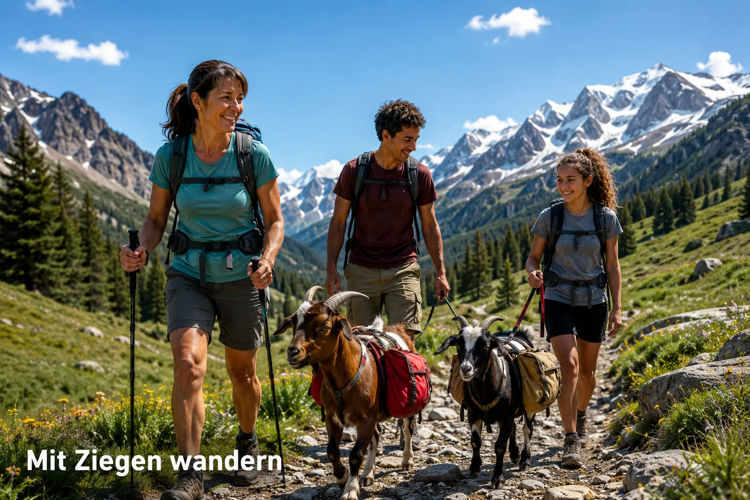 Was ist Packziegen-Trekking und wie funktioniert es?