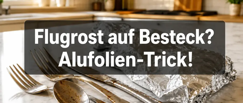 Was tun bei Flugrost auf Besteck aus der Spülmaschine? Der Alufolien-Trick