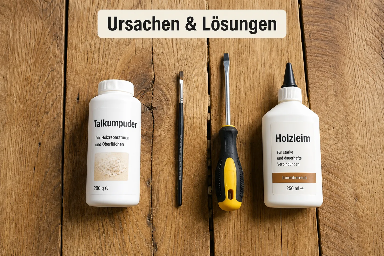 Welche schnellen Lösungen gibt es für knarzende Dielen?