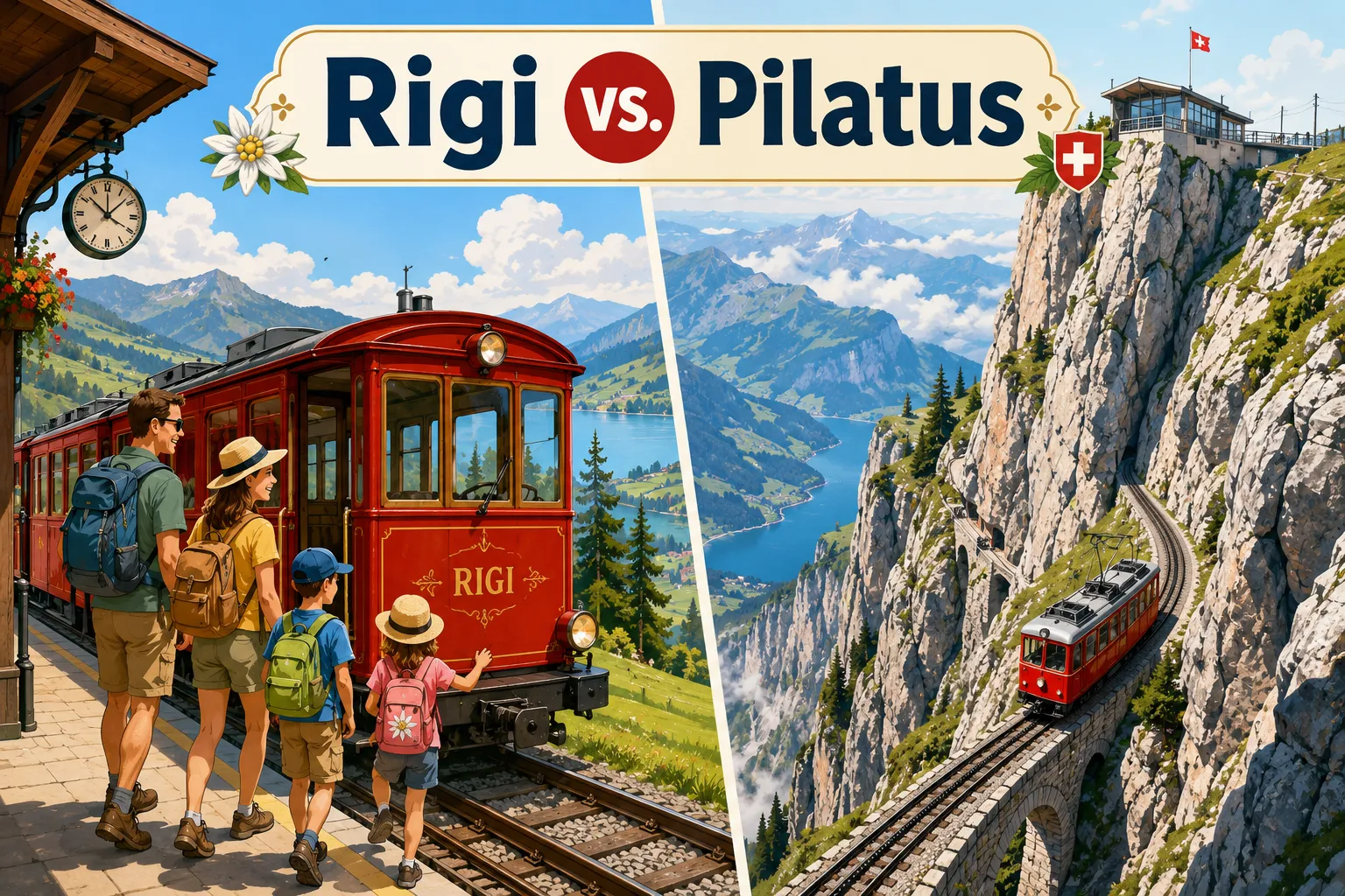 Welche Zahnradbahn ist am besten für Familien mit Kindern?