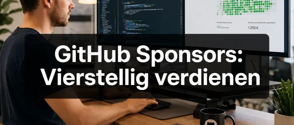 Wie du als Open-Source-Entwickler mit GitHub Sponsors monatlich vierstellig verdienst