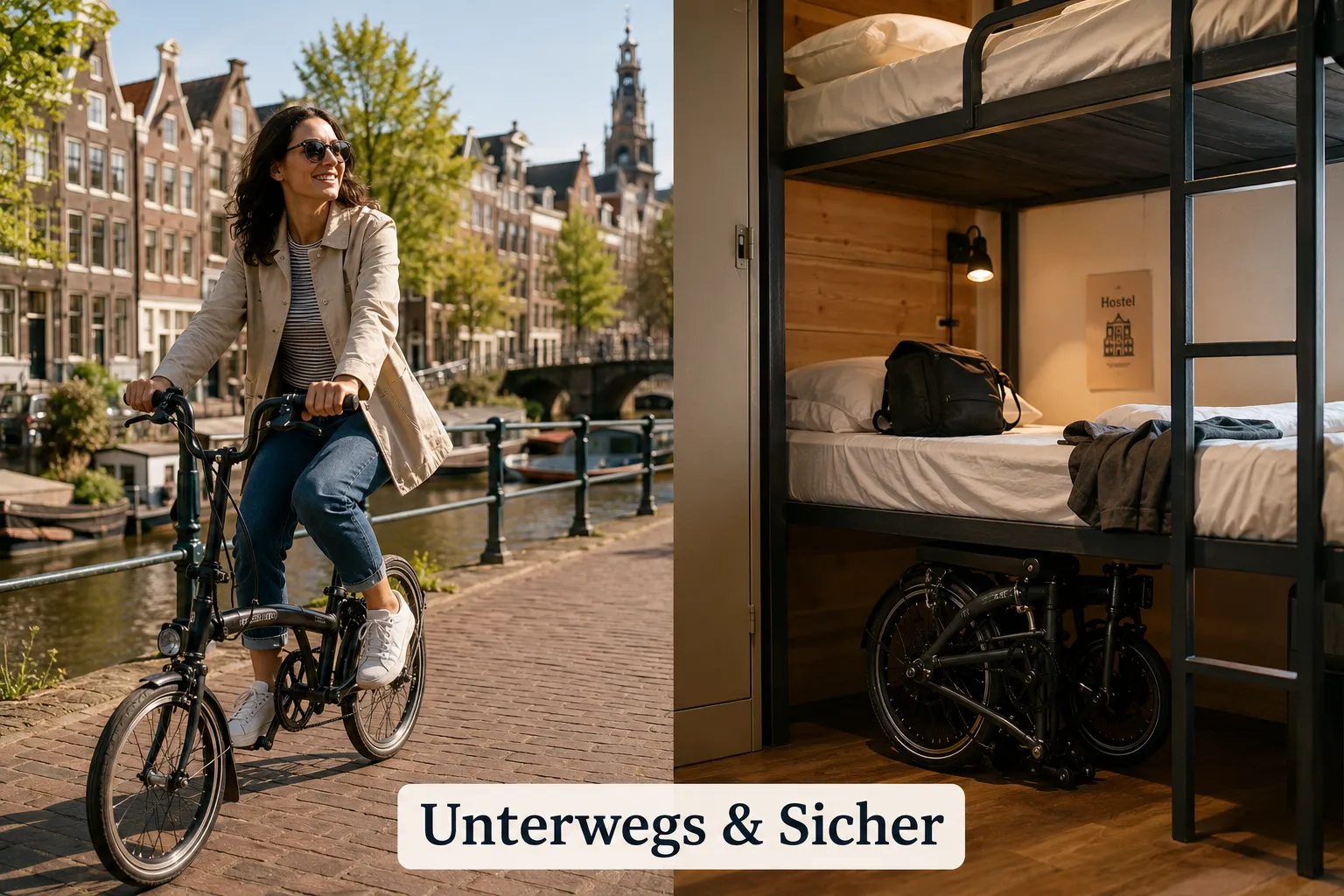 Radreisen mit dem Klapprad: Das Interrail-Abenteuer auf der letzten Meile 3 Wie lagere ich mein Klapprad sicher im Hostel oder Hotel?