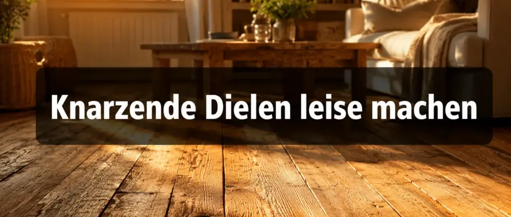 Wie man knarzende Dielenböden ohne Komplettrenovierung leise bekommt